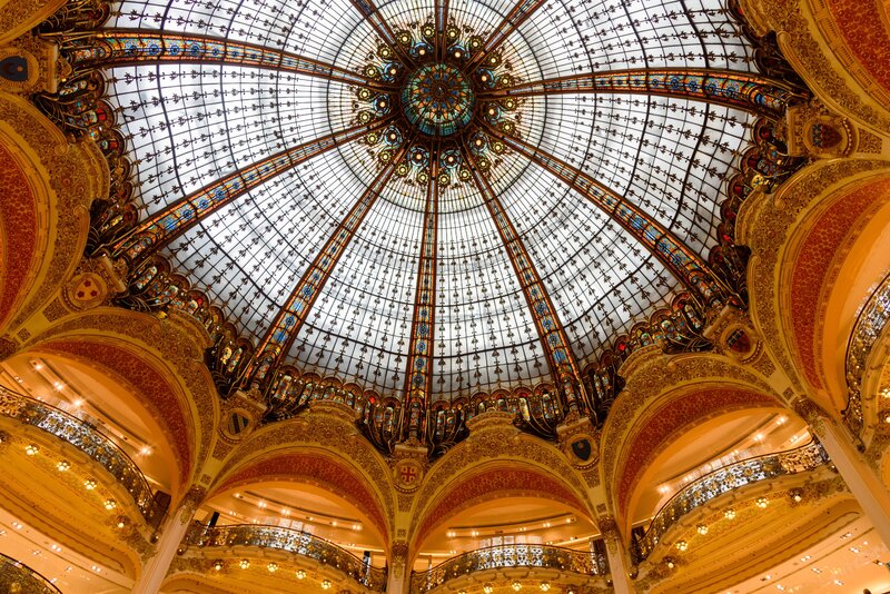 Grand dome of Galeries Lafayette