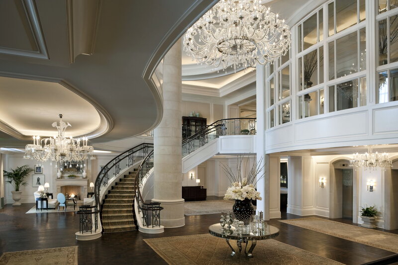 Grand Foyer with Staircase — White