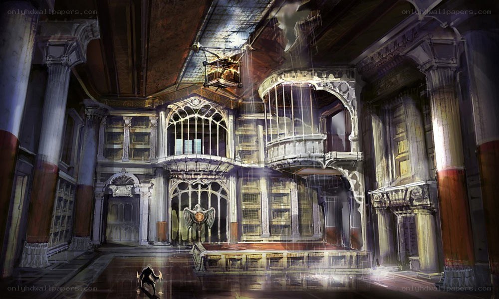 grand hall concept art