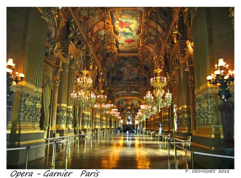 Grand hall of the Paris Opera