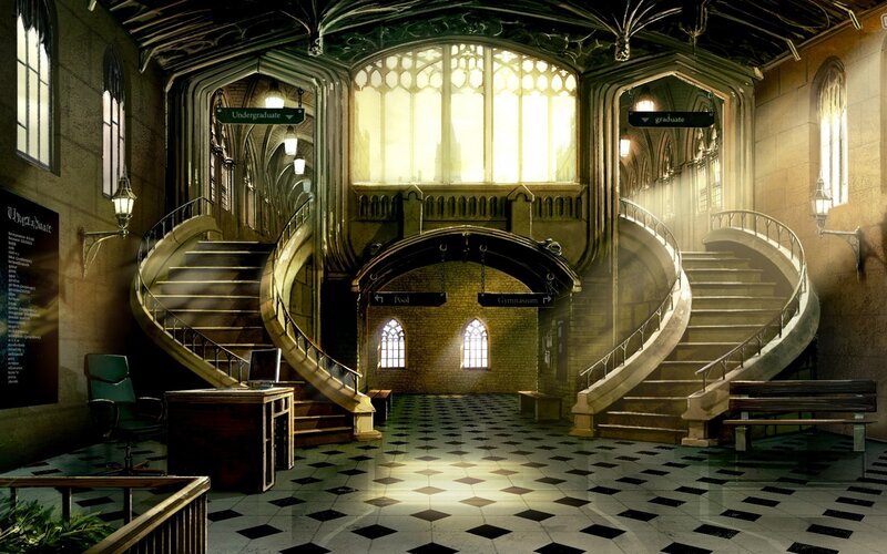 Grand Hall with Staircases