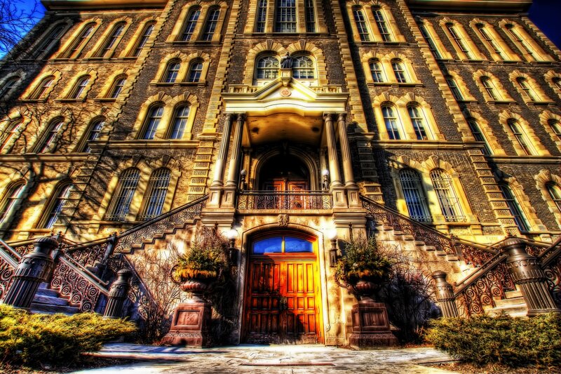 grand historic building entrance