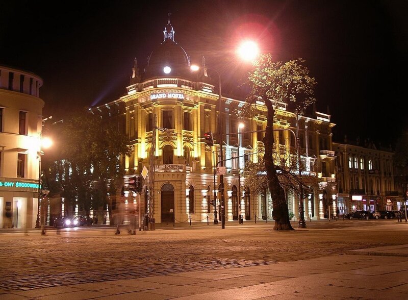 Grand Hotel at night