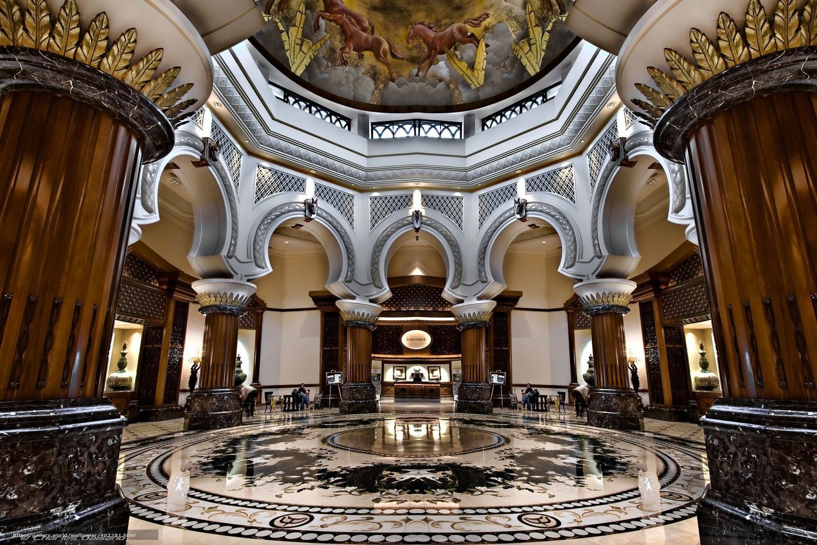 grand hotel lobby interior