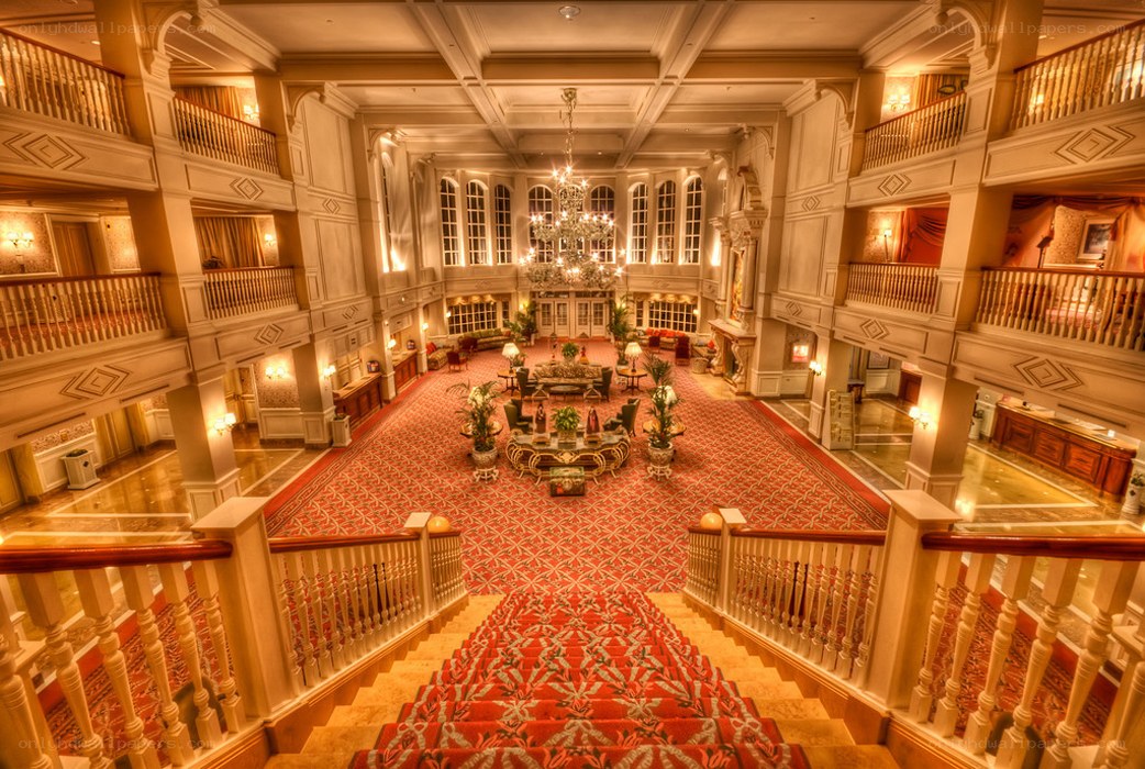 grand hotel lobby interior