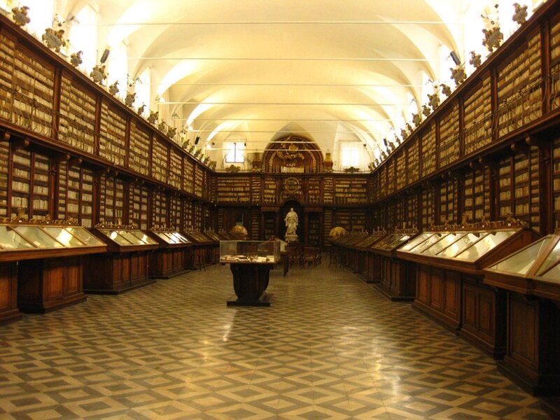 Grand library hall