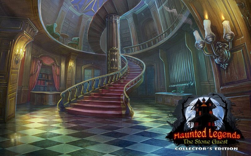 Grand Library Interior — Brown, Dramatic