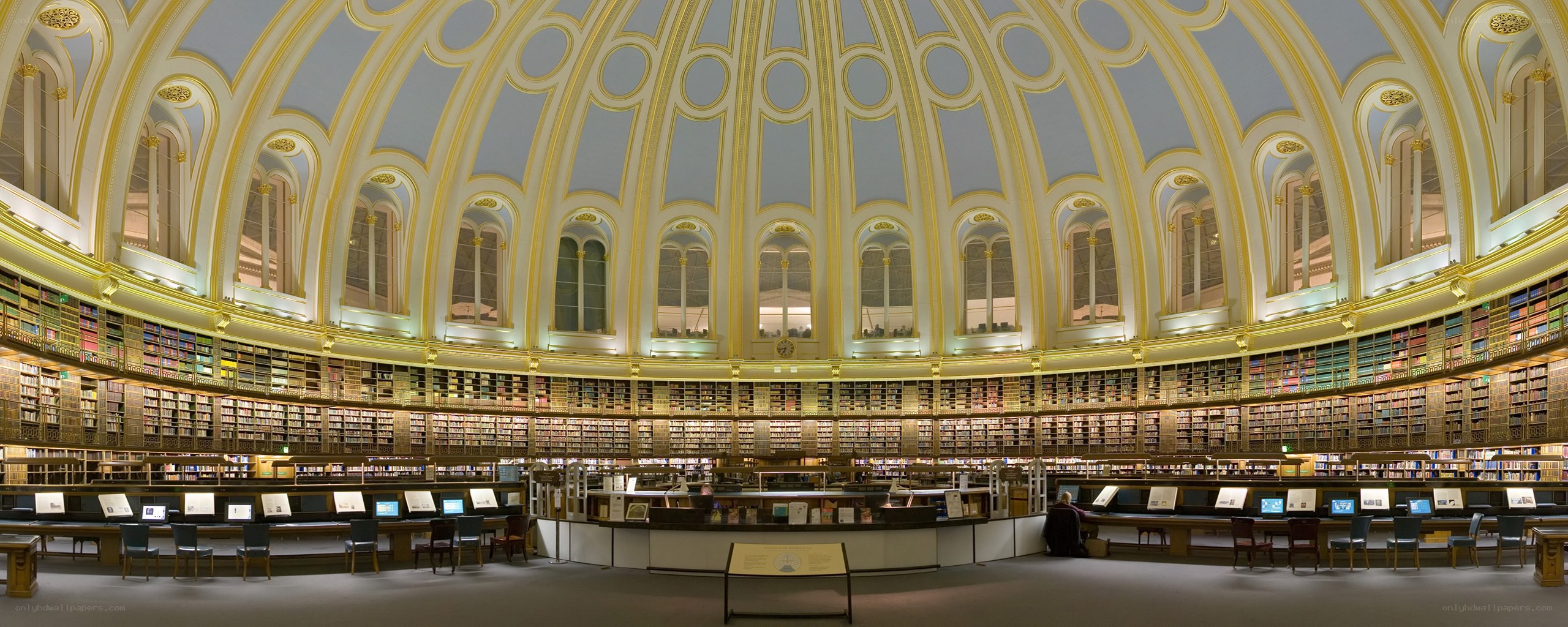 Grand library reading room