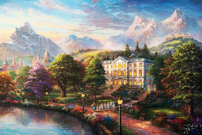 Grand Mansion in Garden