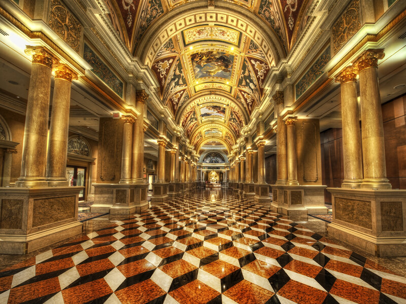 grand marble hallway