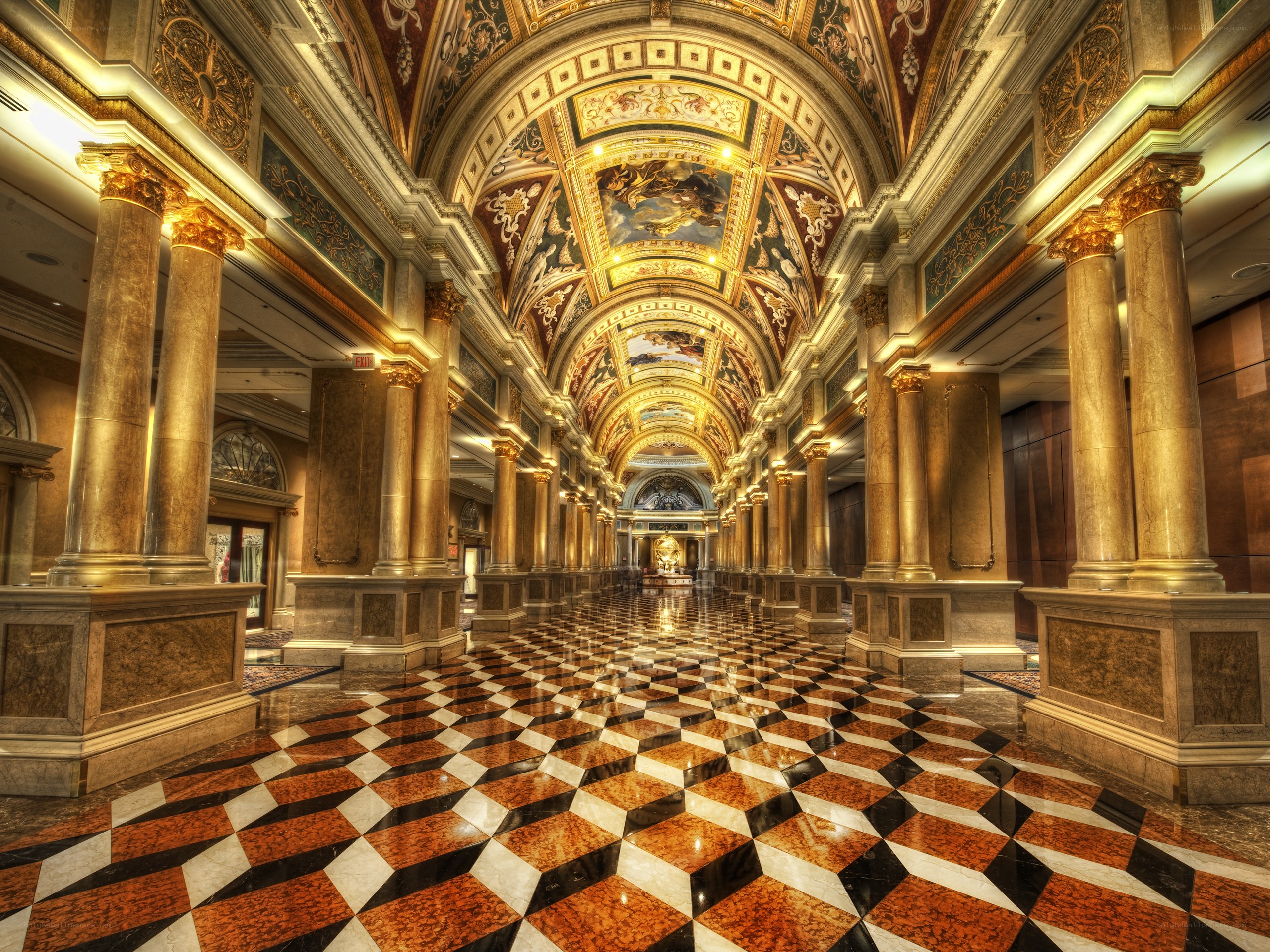 grand marble hallway