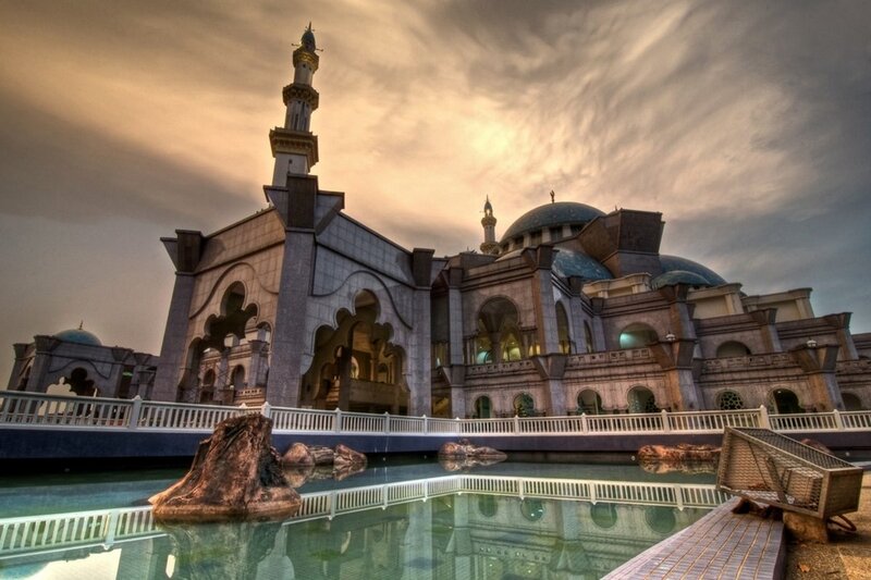 Grand Mosque at sunset