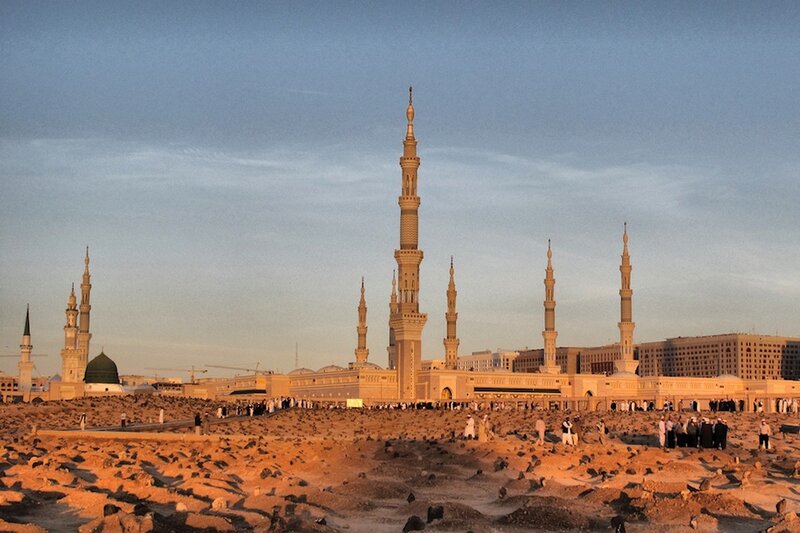 Grand Mosque at sunset