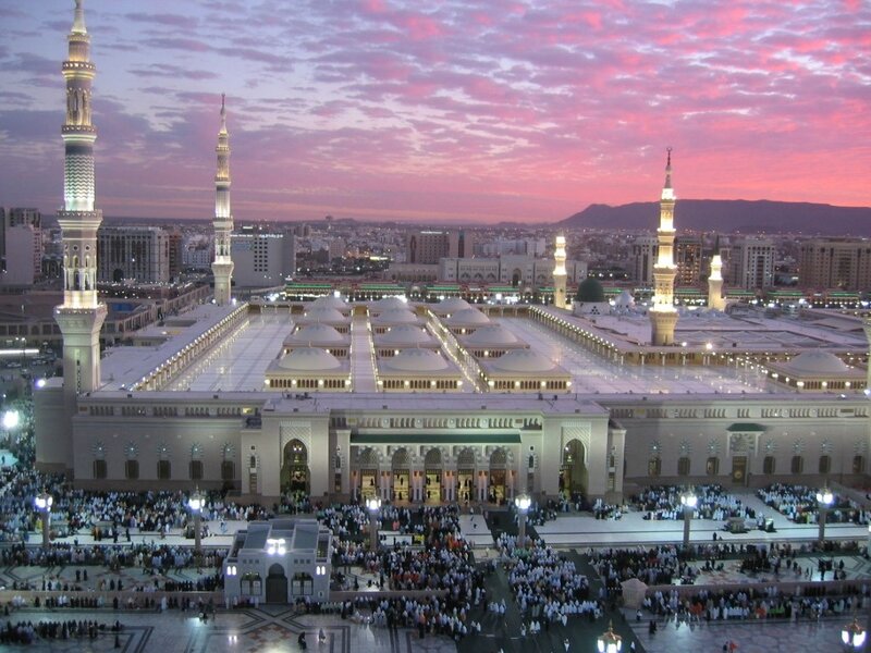 Grand Mosque at sunset