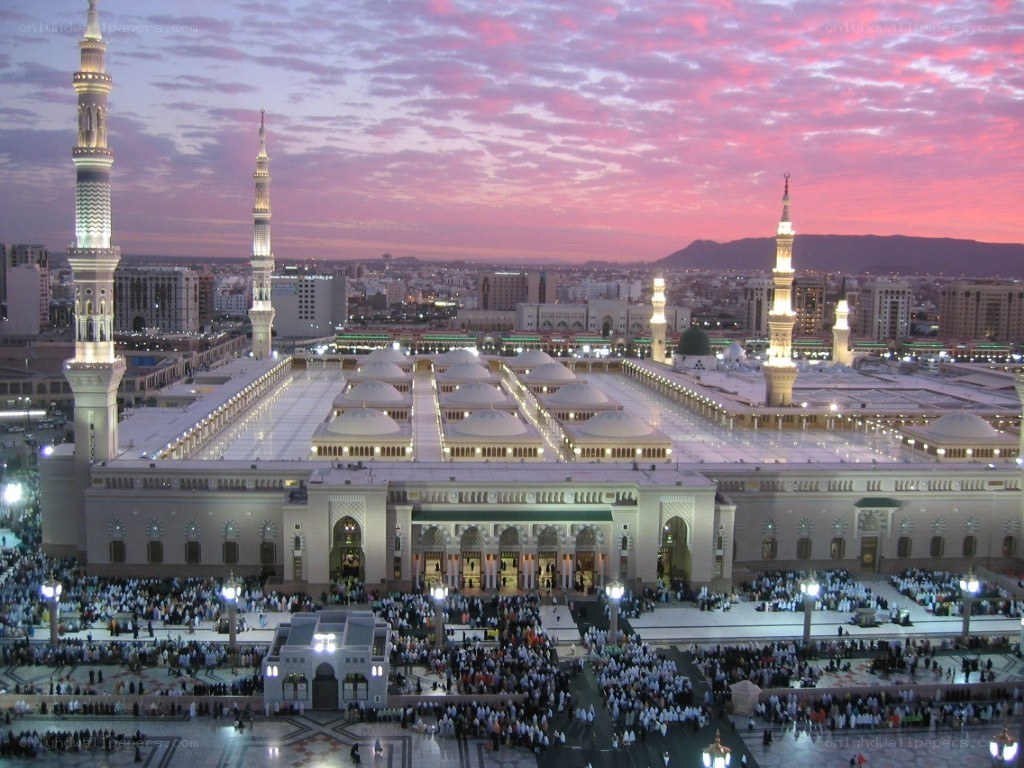Grand Mosque at sunset