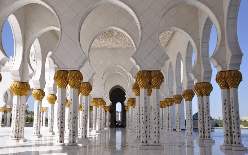 Grand Mosque colonnade