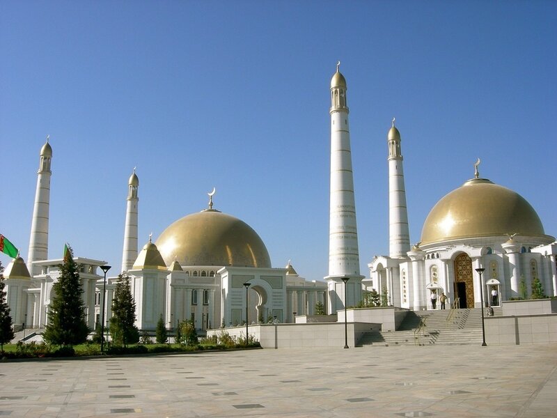 Grand Mosque with golden domes