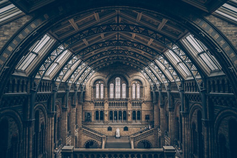 Grand Museum Hall — Brown, Dramatic