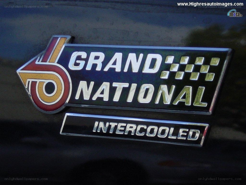 Grand National Intercooled badge