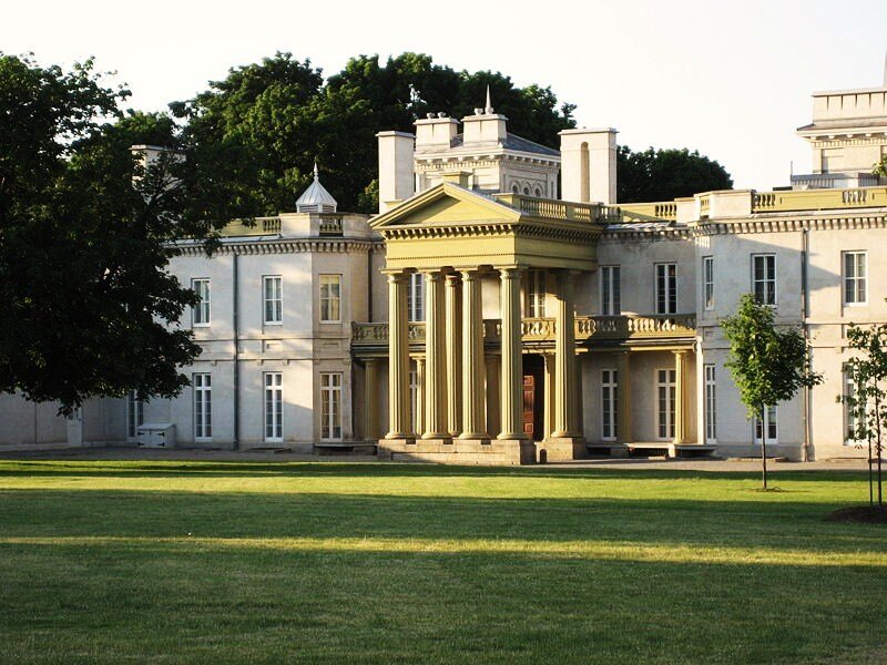 grand neoclassical mansion
