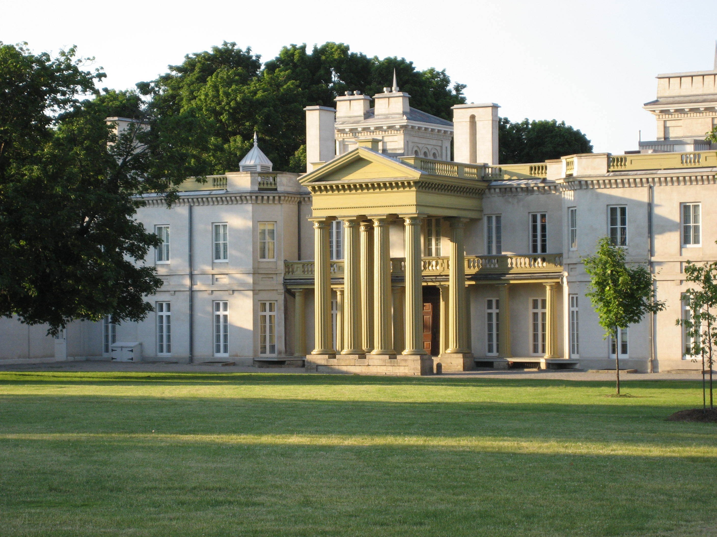 grand neoclassical mansion