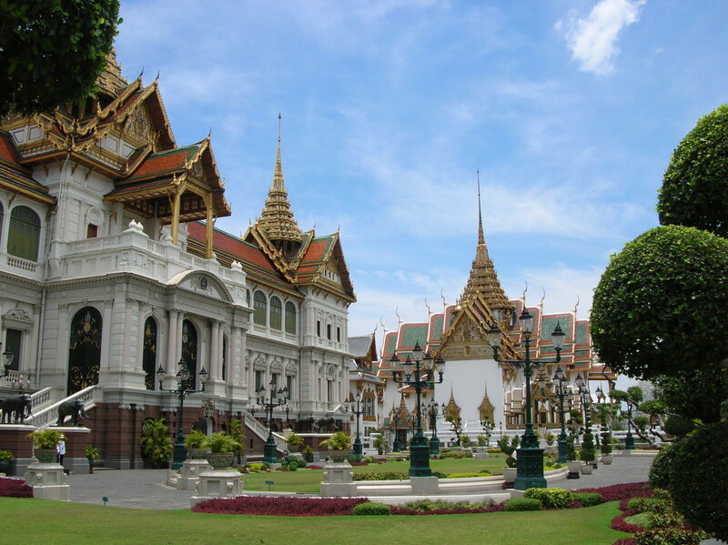 Grand Palace in Bangkok — Blue