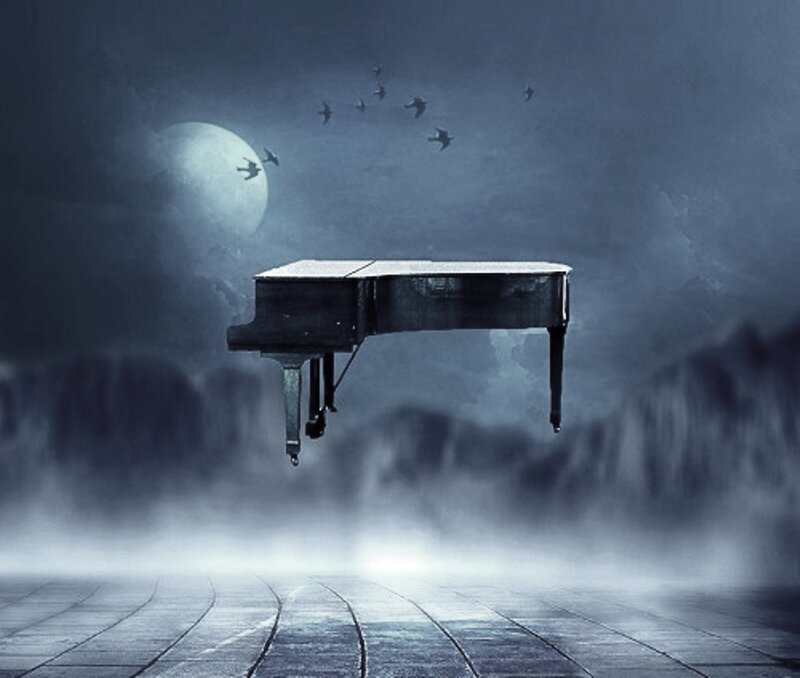 Grand Piano Floating