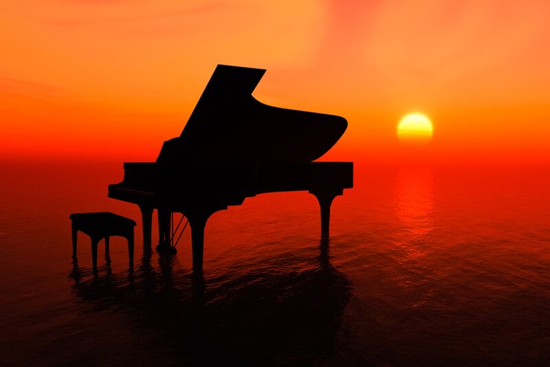 Grand Piano in Water