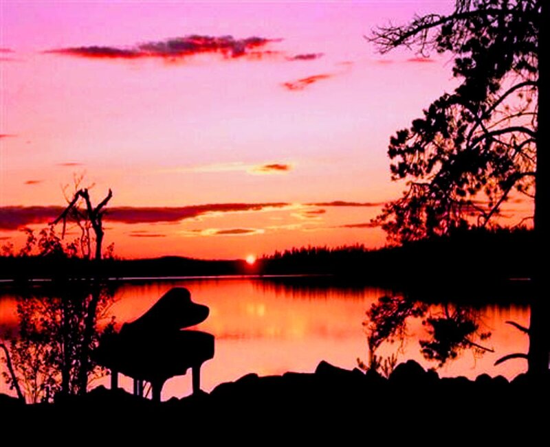 Grand Piano Silhouette