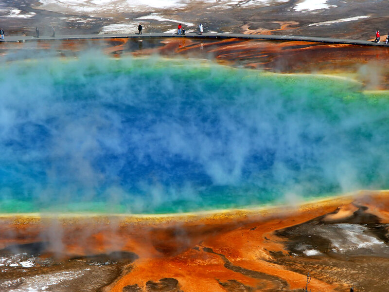Grand Prismatic Spring at Yellowstone