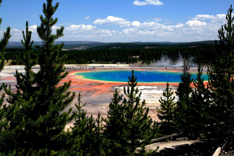 Grand Prismatic Spring — Blue, Natural