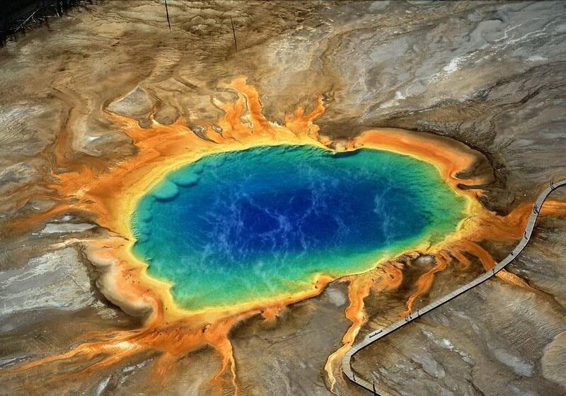 Grand Prismatic Spring — Blue