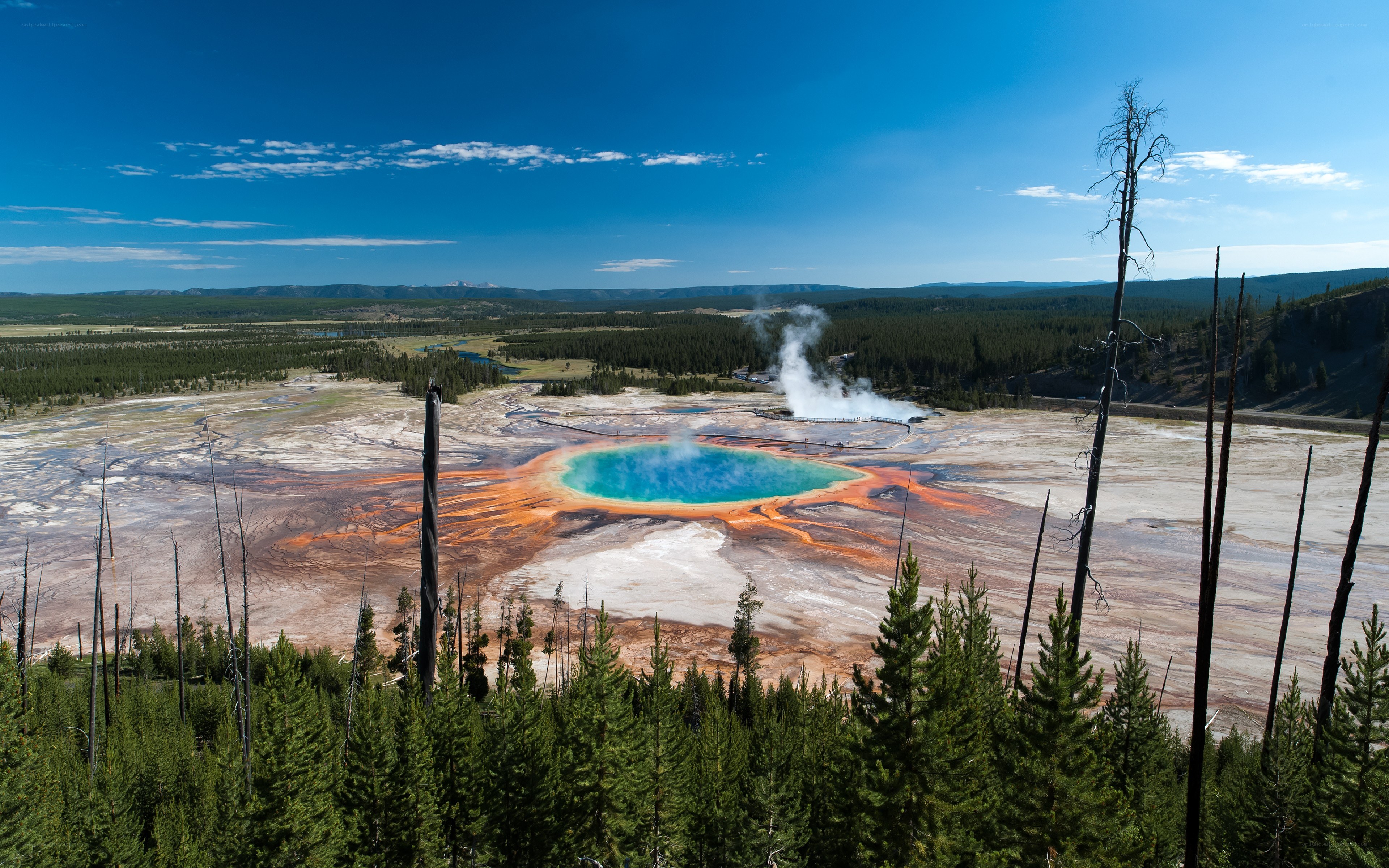 Grand Prismatic Spring in Yellowstone