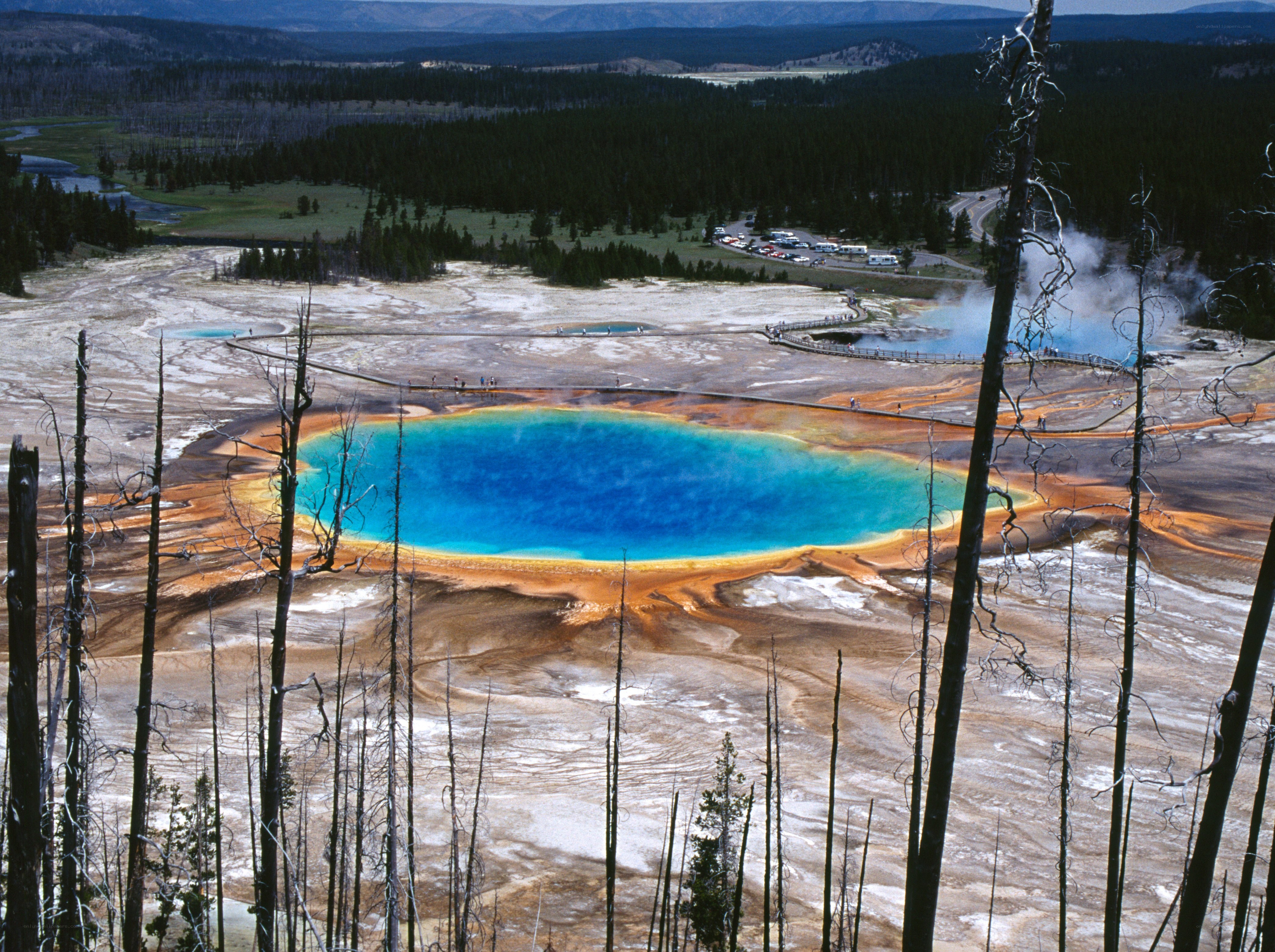 Grand Prismatic Spring in Yellowstone