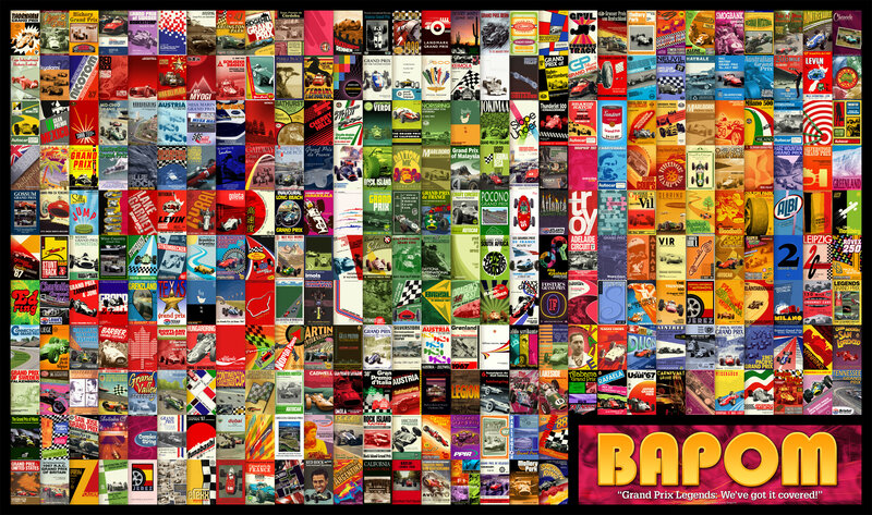 Grand Prix poster collage