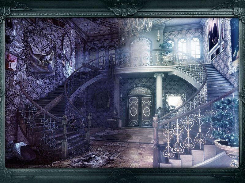 Grand Staircase Interior — Purple