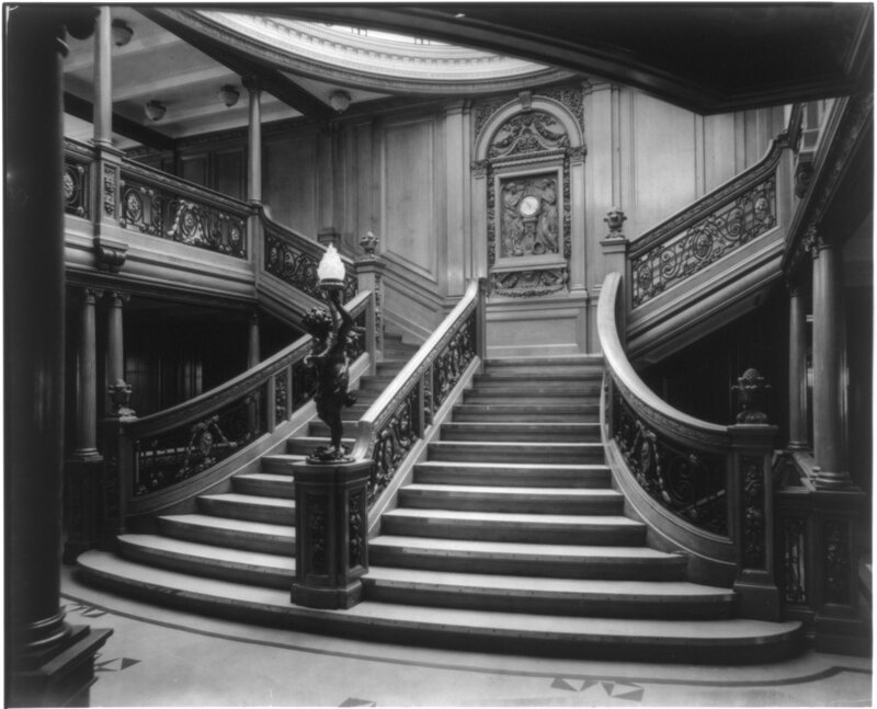 Grand staircase interior