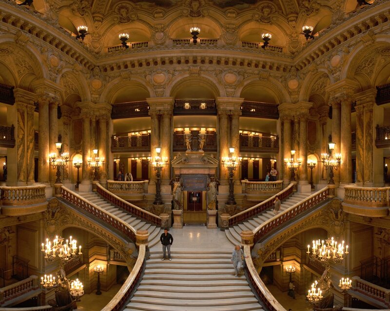 Grand staircase of the Paris Opera