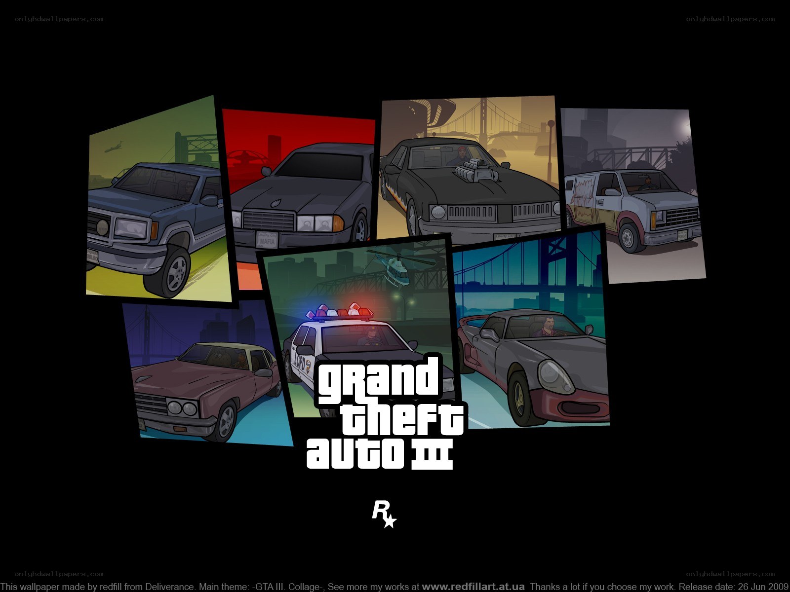 Grand Theft Auto III collage