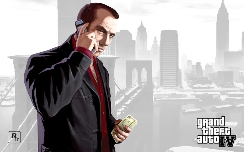 Grand Theft Auto IV promotional art