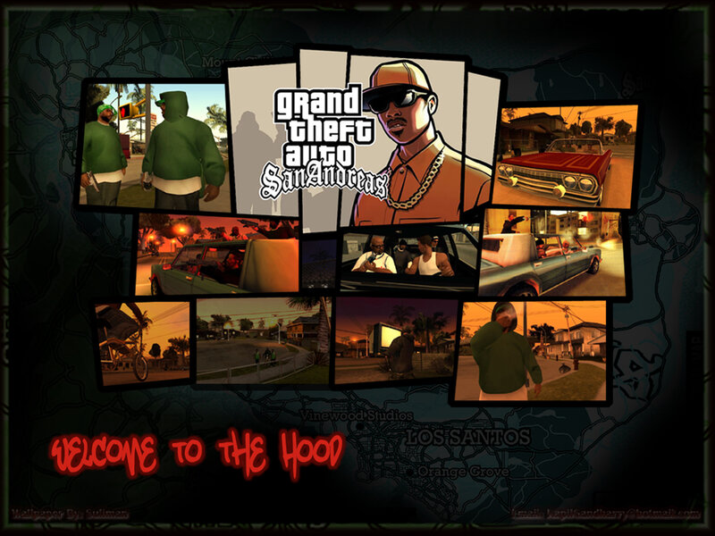 Grand Theft Auto: San Andreas collage