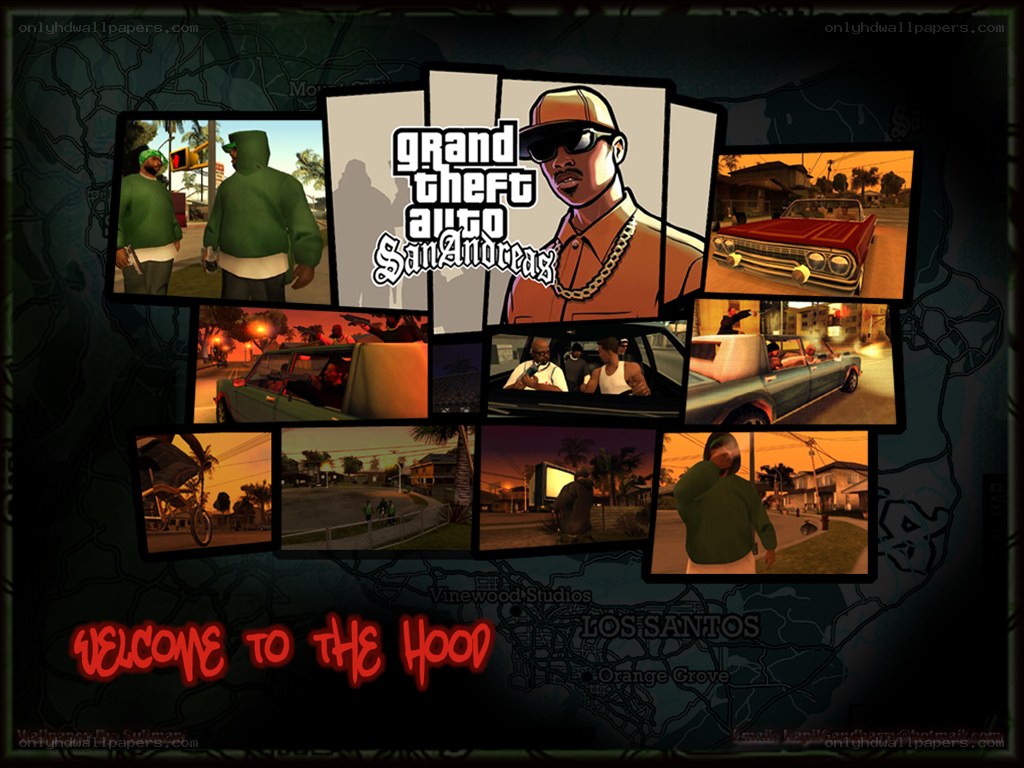 Grand Theft Auto: San Andreas collage