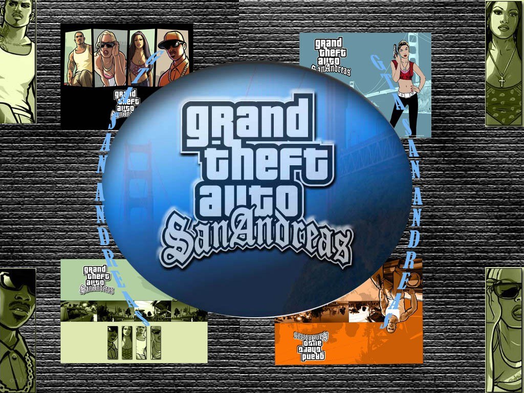 Grand Theft Auto San Andreas collage