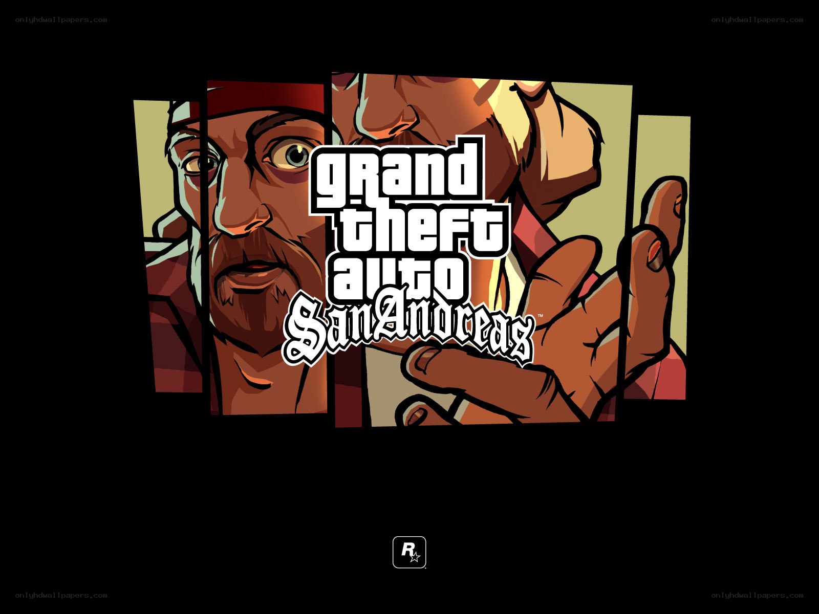 Grand Theft Auto San Andreas title art