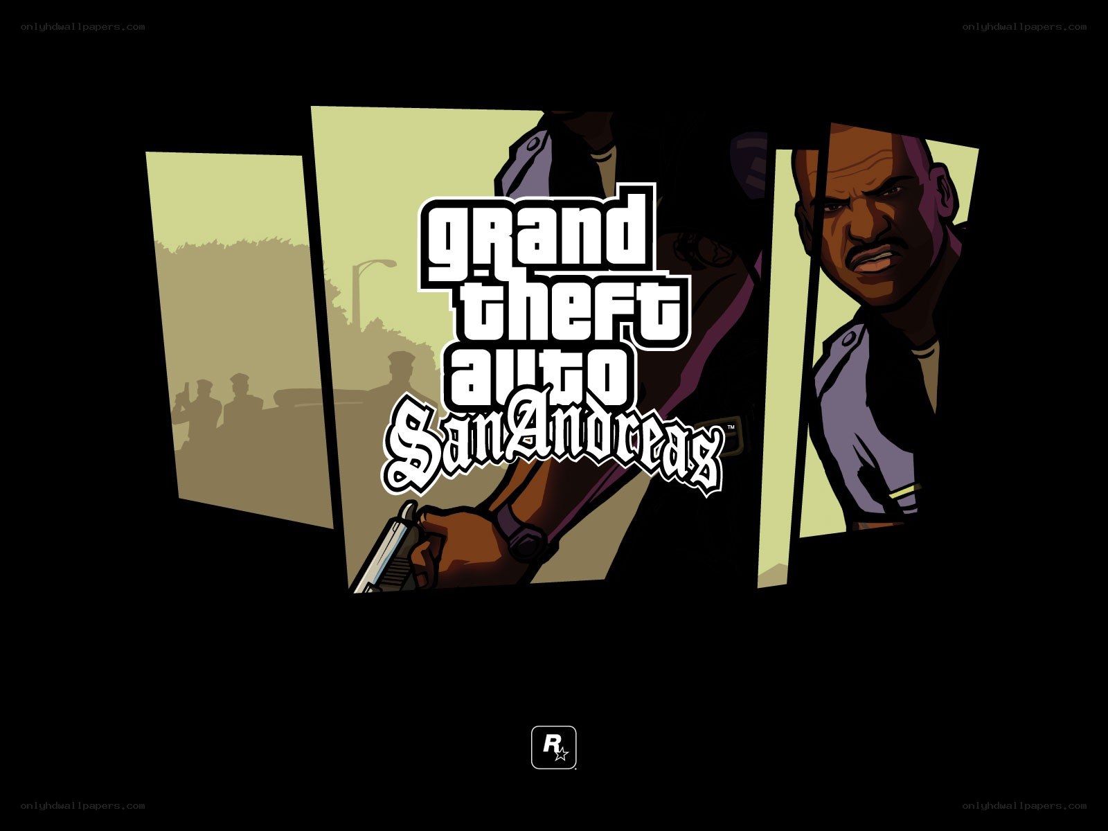 Grand Theft Auto: San Andreas title screen