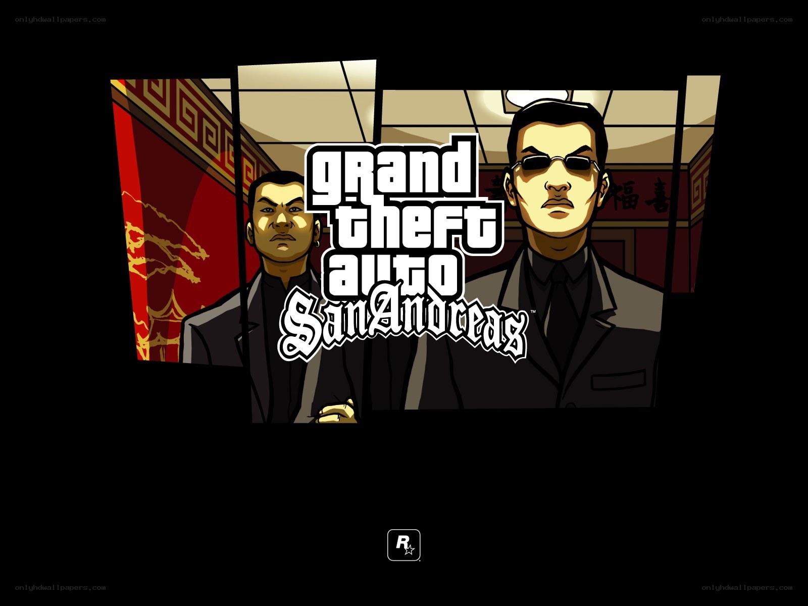 Grand Theft Auto: San Andreas title screen