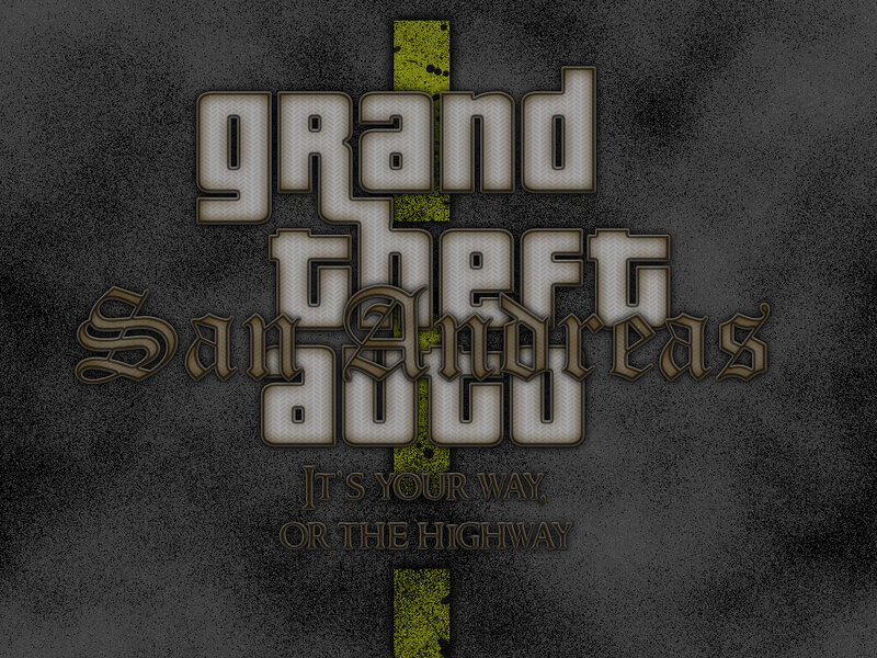Grand Theft Auto: San Andreas title screen