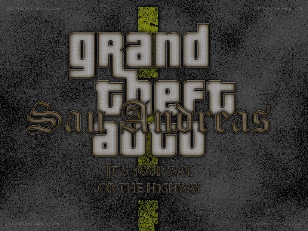 Grand Theft Auto: San Andreas title screen