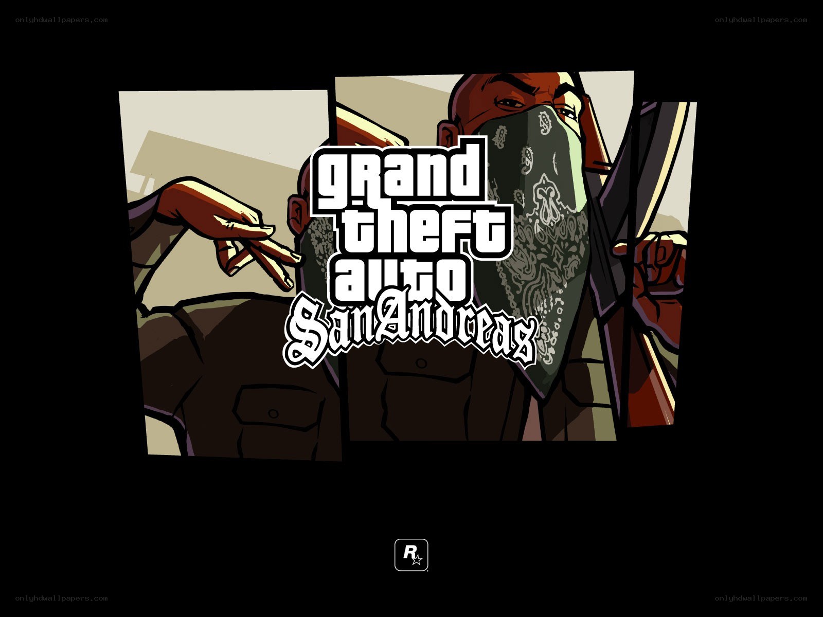Grand Theft Auto: San Andreas title screen