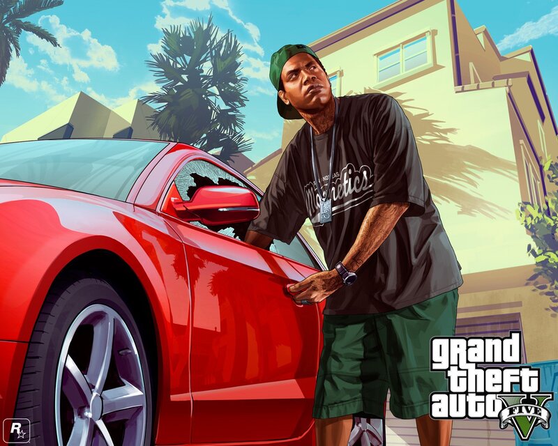 Grand Theft Auto V character art